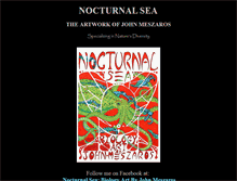 Tablet Screenshot of nocturnalsea.com